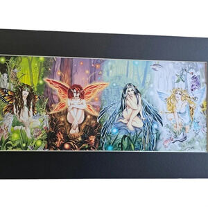 Ruth Thompson Print "The Four Elements - Faerie Realm" 19.5 in. x 11 in.